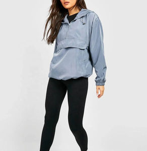 Ventes en gros de vestes coupe-vent imperméables pour hommes grandes tailles, avec fermeture éclair, tissu fin, pour activités de plein air - Product Image 4