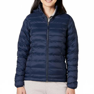 Veste d'hiver matelassée légère, pliable, imperméable et respirante, hybride personnalisée, pour la randonnée, softshell, pour femmes - Product Image 1