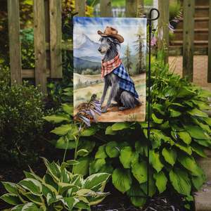 Bandera de jardín de bienvenida de vaquero Deerhound escocés, buzón Multicolor, bandera decorativa para patio, arte de Patio para camas de flores, patio - Product Image 2