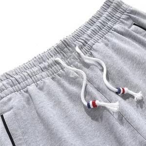 Shorts de sport pour hommes en coton/polyester de haute qualité, anti-plis, séchage rapide, respirants, avec cordon de serrage, pour l'été et le quotidien - Product Image 3