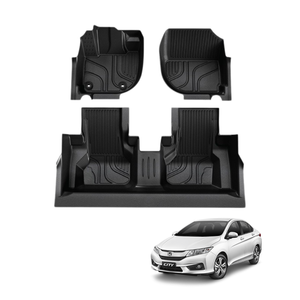 Directo de fábrica TPE Ajuste personalizado Revestimiento antideslizante para todo tipo de clima Alfombrillas de coche inodoras de alta calidad para más de 2021 para Honda City - Product Image 5