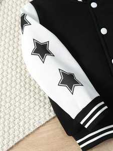 Vestes de baseball personnalisées pour hommes, coupe-vent d'hiver léger, en coton décontracté, en polyester, avec lettrage, grandes tailles - Product Image 3