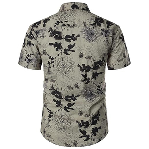 Adjustable Summer Men Hawaiian Beach Shirt Printing Men's Customized Two-Piece Shirt And Shorts <b>Sets</b> - Product Image 4