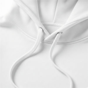 Sweat-shirt à capuche personnalisé avec logo, couleur unie, en polaire douce, style streetwear moderne unisexe - Product Image 6