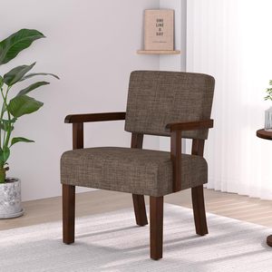 Chaise d'hôtel finition noyer |   Cadre en bois massif |   Design élégant - Product Image 3