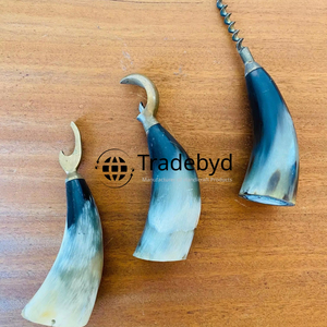 Tradebyd Deluxe Abridor de botellas de cuerno Regalo fino hecho a mano para bodas y aniversarios Abridores Premium - Product Image 3