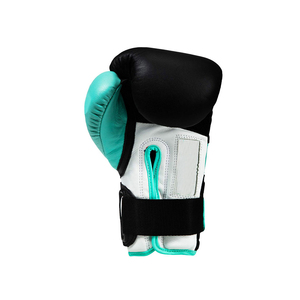 Guantes de boxeo de cuero vacuno con cierre de velcro para entrenamiento, personalizados, que absorben la humedad, de alta calidad, los más vendidos. - Product Image 2