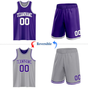 Maillot de basket-ball réversible, vêtements de sport pour l'entraînement, vente en gros - Product Image 2