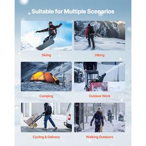 Men's Rechargeable Lightweight Heated <b>Vest</b> Electric 16000 MAh Battery Pack 6 Heating Zones 3 Levels for <b>Outdoor</b> Winter <b>Sports</b> - Product Image 6