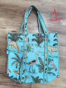 Bolso Tote de Algodón 100% Hecho a Mano para Mujer, con Estampado Animal, Moderno y a la Moda, con Cierre Abierto, Lavable - Product Image 4