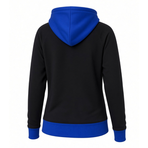 เสื้อฮู้ด Zeta Phi Beta สีดำ ปี 1920 สีน้ำเงินรอยัล แขนเสื้อและชายเสื้อแบบมีฮู้ด ผ้าฟลีซ แขนเสื้อแบบแร็กแลน มีกระเป๋าแบบจิงโจ้ - Product Image 4