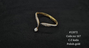 Bracelet manchette en zircone cubique 12072, bracelet en pierre rouge, bracelet plaqué rhodium, bracelet en laiton avec zircone cubique, bijoux pour femme, idéal pour les soirées - Product Image 4