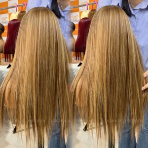 Perruque Brun Couleurs 100% Réel Vietnamien Extensions de Cheveux Humains Style Vague Droite Bundles Humains Prix de Gros - Product Image 1