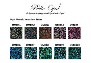 2025 Sanwa Opal Mosaic Stone OMBK1 Puces d'opale blanche Matériau rugueux Prix de gros direct pour la conception dans une plus grande taille de produit - Product Image 6