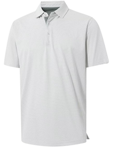 Camisas de Golf Jacquard para Hombre, Manga Corta, Elásticas, de Secado Rápido, Casuales, con Cuello, 100% Algodón Transpirable, Personalizables - Product Image 2