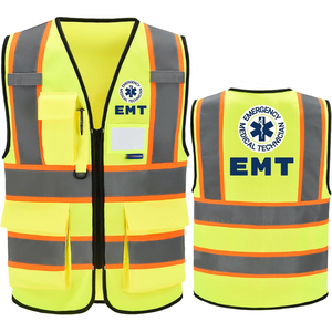 Chaleco de Seguridad Reflectante para la Construcción con Logotipo Personalizado, Fabricante de Ropa de Trabajo, Suministro al por Mayor - Product Image 5