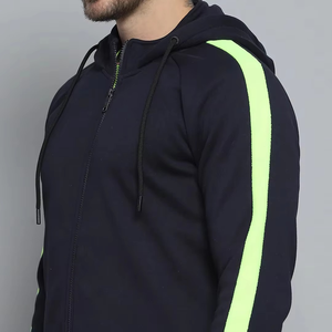 Conjunto Deportivo de Dos Piezas para Hombre, con Capucha, 100% Algodón, Ecológico, Transpirable, Ligero, para Invierno, Ideal para Gimnasio y Jogging - Product Image 1