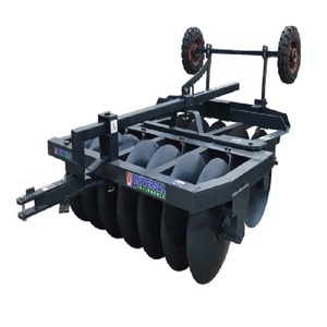 Arado de discos agrícola de alta resistencia multicolor, implemento de arrastre trasero con discos dentados para tractor de cuatro ruedas, preparación de tierras - Product Image 2