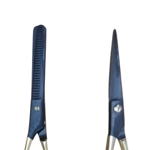 Ciseaux de coiffure professionnels en acier inoxydable 440C, pointe acérée, manche long, pour droitiers, outil de coupe de cheveux pour salon - Product Image 6