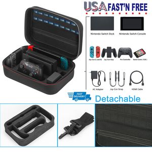 Custodia da trasporto deluxe per Nintendo Switch, custodia protettiva da viaggio con maniglia gommata e tracolla - Product Image 3