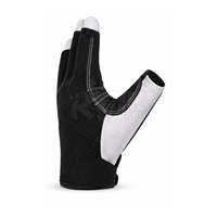 Gants de voile demi-doigts en matériau de qualité supérieure, ajustement confortable au poignet, paume renforcée, coutures durables pour les activités nautiques