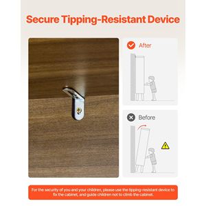 ตู้ลิ้นชักไม้สไตล์โมเดิร์น 6 ลิ้นชัก พร้อมหวายธรรมชาติ ตู้ลิ้นชักคู่สำหรับห้องนอนพร้อมมือจับโลหะ ตู้ไม้สไตล์โมเดิร์นสำหรับเก็บเสื้อผ้า - Product Image 5