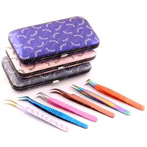 Pinzas de Acero Inoxidable para Extensión de Pestañas, Directo de Fábrica, con Estuche Magnético, Empaque Profesional, Ecológico, Herramienta de Belleza - Product Image 4