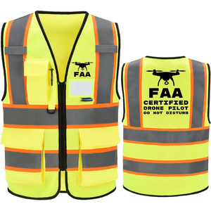 Chaleco de Seguridad Premium de Alta Visibilidad, Ropa de Trabajo Reflectante, Suministro al por Mayor del Fabricante - Product Image 4