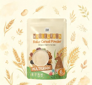 Fournisseur en gros de poudre de céréales multigrains pour bébés, aliments nutritionnels pour nourrissons, soutien à l'alimentation assistée, favorisant la croissance des enfants, sachet de 500g - Product Image 1