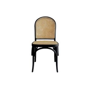 Teak Wood Synthetic Rattan Midcentury Modern Durable Restaurant <b>Dining</b> <b>Chair</b> for Commercial Use in Hotels and Restaurants - Product Image 2