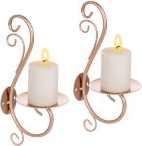 เชิงเทียนโลหะติดผนังสีดำทำด้วยมือดีไซน์หรูหราหรูหราขาตั้งไฟแขวนตกแต่งบ้านแบบพรีเมี่ยม - Product Image 6