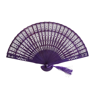 Abanico de bambú, accesorio tradicional hecho a mano para la decoración de la festividad del Año Nuevo Lunar asiático de Vietnam. - Product Image 4