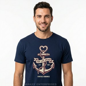 Camiseta Gris Artística para Hombre con Diseño Personalizado del Árbol de la Vida, Raíces y Corazón, Impresión Gráfica de Alta Calidad, Algodón Peinado Suave y Transpirable de Fábrica - Product Image 5