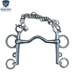Mors de dressage pour chevaux de haute qualité en acier inoxydable, mors d'entraînement pour l'équitation, équipement équestre professionnel, équipement d'équitation - Product Image 3