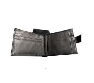 Tarjetero de Cuero Genuino Personalizado, Ligero, de Alta Calidad, para Hombre, Billetera de Bolsillo, Mini Tarjetero Inteligente y Delgado de Cuero - Product Image 1