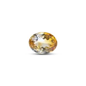 Piedra Preciosa de Citrino Natural Certificada, 7.7 Quilates, Ovalada, en Bruto, para Joyería Fina - Product Image 1