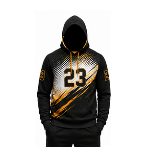 Sweat-shirts à capuche personnalisés pour hommes, impression par sublimation, vêtements de sport, entraînement en salle de sport, vêtements d'équipe, fitness, pull à capuche personnalisé - Product Image 4