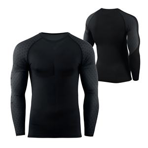 เสื้อยืดคอตตอนผู้ชายคุณภาพพรีเมียม ทรงมาตรฐาน แขนยาว ไม่มีปก ระบายอากาศได้ดี ขายส่ง - Product Image 6