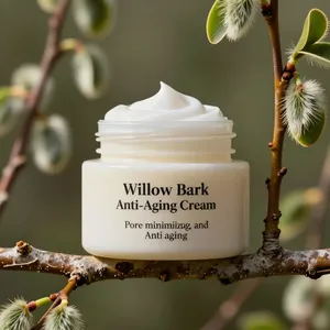 โลชั่นครีมบำรุงผิวหน้าต่อต้านริ้วรอยที่ได้รับการพัฒนาจากเกาหลีสารสกัดจากเปลือกต้นวิลโลว์เซราไมด์ไฮยาลูโรนิกแอซิดสำหรับใช้กลางคืน - Product Image 1