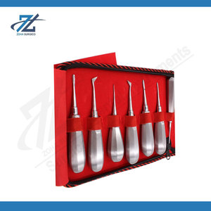 Dental Root Elevator Set Stainless Steel Dental <b>Tooth</b> Extraction Instruments Kit Ergonomic Handle Oral Surgery <b>Tools</b> Reusable - Product Image 2