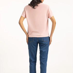 Camiseta de Mujer Talla Grande con Hombros Caídos, 200gsm, Personalizable con Logotipo Impreso o Bordado, de Algodón Oversize - Product Image 6