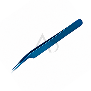 <b>Eyelash</b> Extension Tweezer Stainless Steel Custom Logo Professional Beauty Instrument Precision Durable Strong Grip Lash - Product Image 2