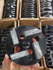 Disque abrasif HGP 4 Bar SCGD4 4 pouces 12 mm d'épaisseur, granulométrie haute dureté # 16 # 30 # 60 pour travaux de sol en béton époxy - Product Image 5