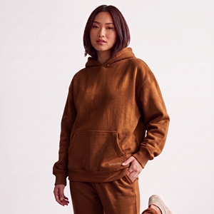 custom taupe <b>grey</b> hoodie women heavy blend fleece front pocket pullover <b>plain</b> solid color warm casual streetwear daily <b>hoodies</b> - Product Image 5