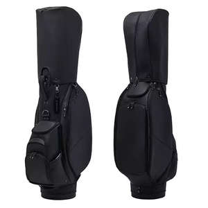 Bolsa de Golf Personalizada con Logotipo, Blanca y Negra, de Cuero PU Impermeable, con Ruedas para Fácil Movilidad, Bagnex - Product Image 3