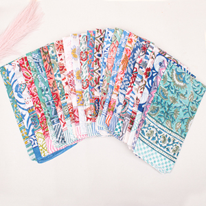 100% Cotton High Quality Paisley Custom Square Bandana Multicolor Floral Print Hair Band Neck Scarf Unisex Wristwrap Boho Style - Product Image 1