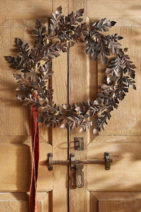Elegant Handmade Metal Wreath with Decorative Floral Design for Home Door <b>Wall</b> and <b>Garden</b> Decoration - Product Image 6