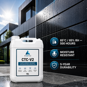 Revêtement de surface en plastique polysiloxane CTC-V2 pour la rénovation et la protection, haute brillance, hydrophobe, pour matériaux de construction, 18L - Product Image 4