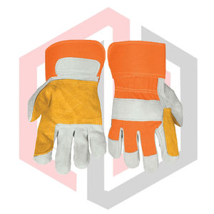 Gants de travail en cuir renforcé, antistatiques, sans silicone, flexibles, respirants, durables, confortables, anti-coupure, pour la lutte contre les incendies - Product Image 5