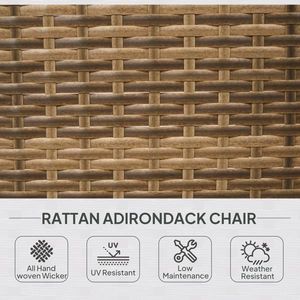 Sedie da Esterno in Rattan per Braciere - Product Image 2